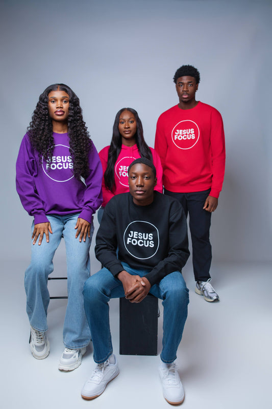 PRE-ORDER: Jesus Focus Sweatshirt (Slim)